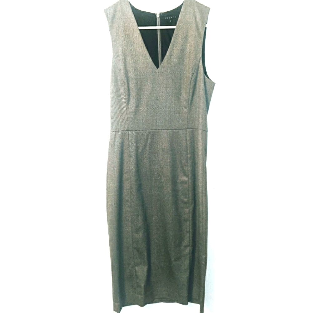 Theory Sleeveless Midi Dress Size 4